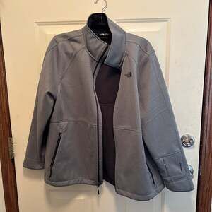 The North Face WindWall Apex Softshell Jacket, Grey - Size XXL